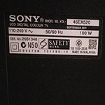 SONY | 46EX520 | تعمیرات | تلویزیون | سونی | غرب