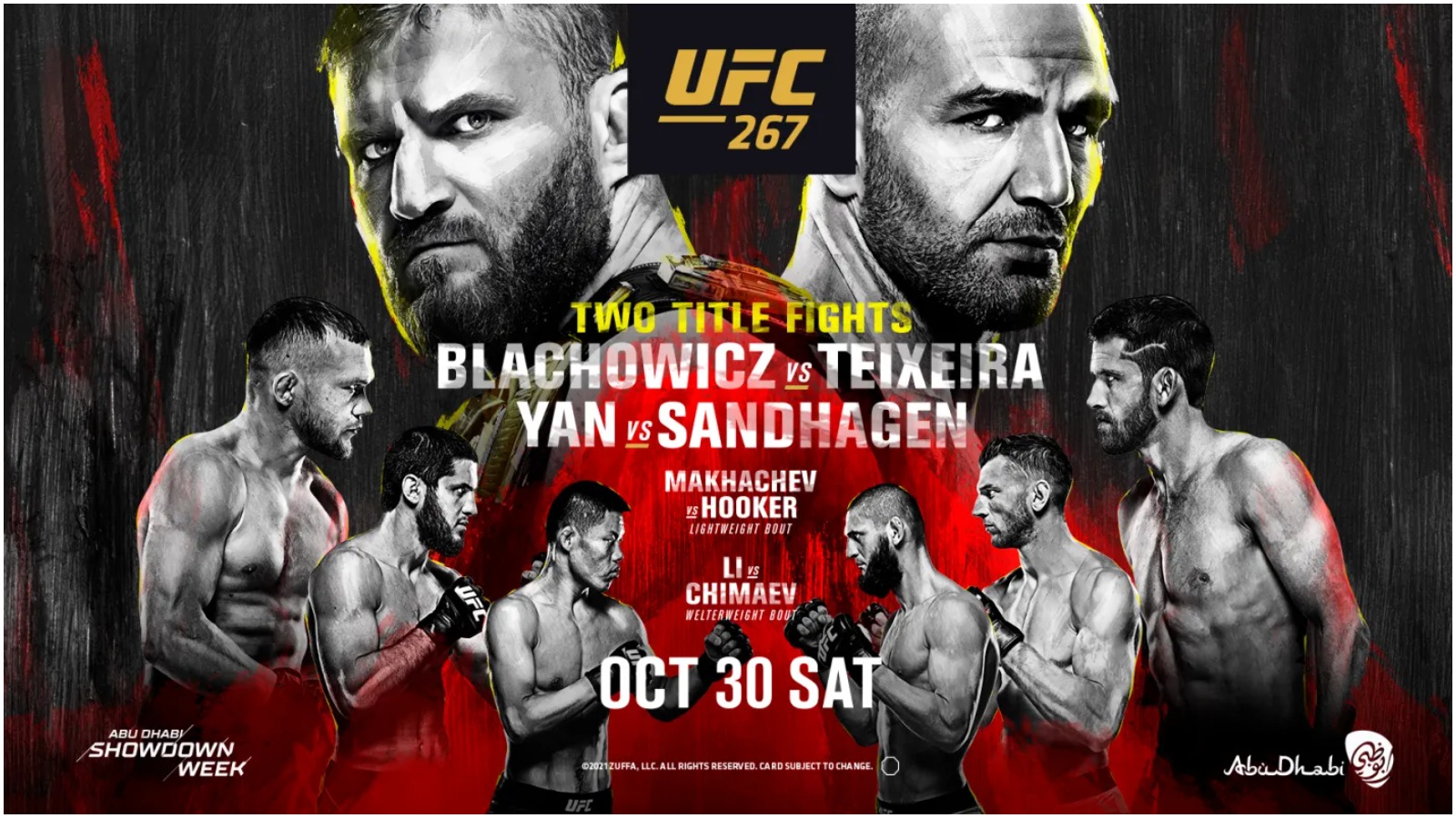 پیش نمایش رویداد یو اف سی  267 | UFC 267: Blachowicz vs. Teixeira