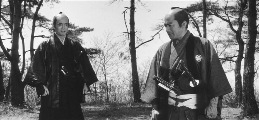 توشیرو میفونه و تاتسویا ناکادای در فیلم Samurai Rebellion