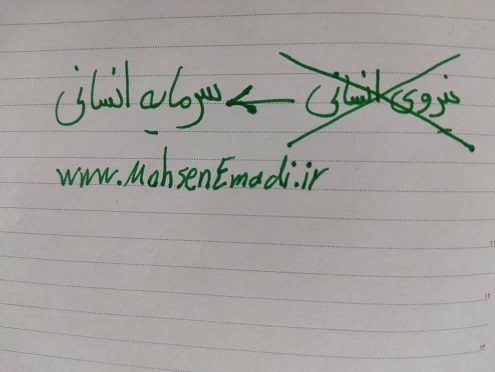 نیروی انسانی، سرمایه انسانی