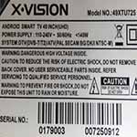 تعمیرات | گارانتی | ایکس ویژن | 49XTU725 | پردیس