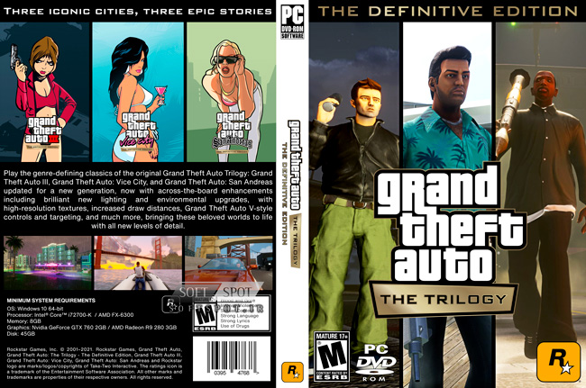 Grand Theft Auto The Trilogy The Definitive Edition Cover