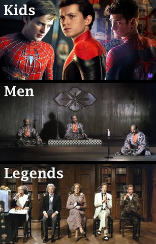 Meme Spiderman Far From Home Kagemusha Didi Kid Men Legend