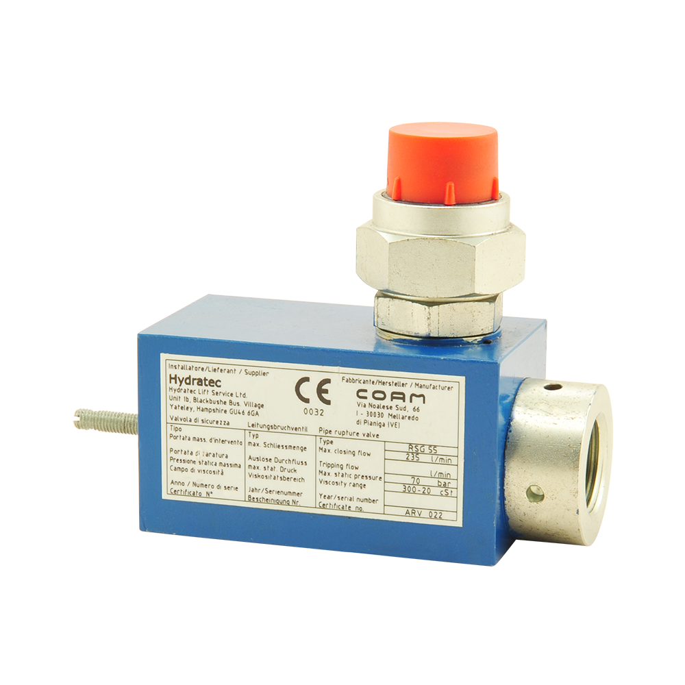 Bucher/COAM RSG Rupture Valve